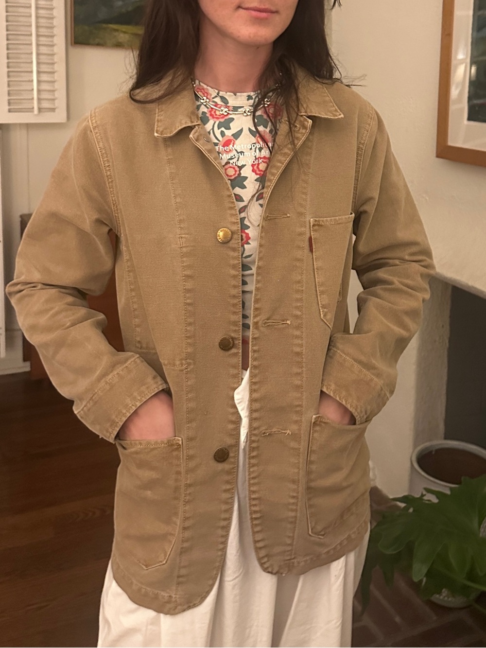 Cool Levi's Tan Chore Coat Jacket